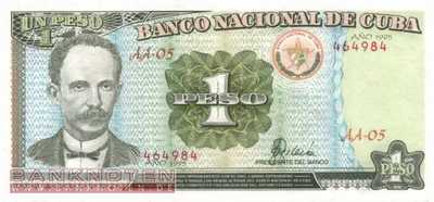 Cuba - 1  Peso (#112_UNC)