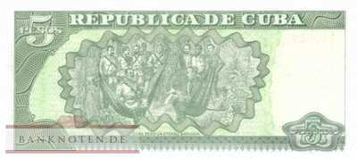 Cuba - 5  Pesos (#116d_UNC)