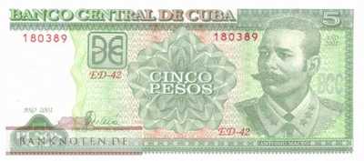 Cuba - 5  Pesos (#116d_UNC)