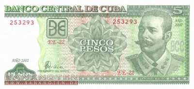 Kuba - 5  Pesos (#116e_UNC)