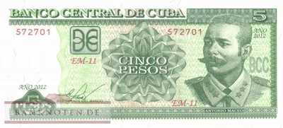 Kuba - 5  Pesos (#116m_UNC)