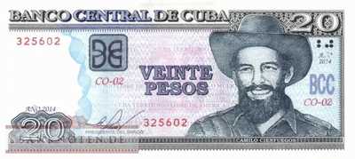 Cuba - 20  Pesos (#122i_UNC)