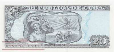 Kuba - 20  Pesos (#122p_UNC)
