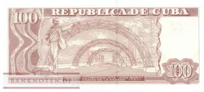 Cuba - 100  Pesos (#124b_UNC)