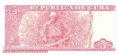 Cuba - 3  Pesos (#127a_UNC)