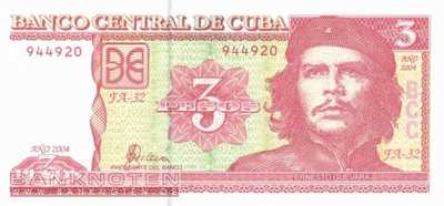 Kuba - 3  Pesos (#127a_UNC)