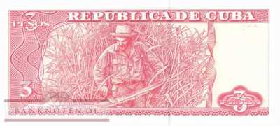 Cuba - 3  Pesos (#127b_UNC)