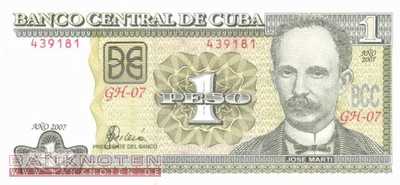 Cuba - 1  Peso (#128b_UNC)