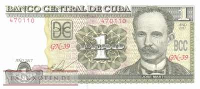 Cuba - 1  Peso (#128h_UNC)