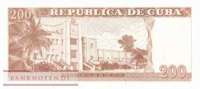 Kuba - 200  Pesos - Ersatzbanknote (#130aR_UNC)