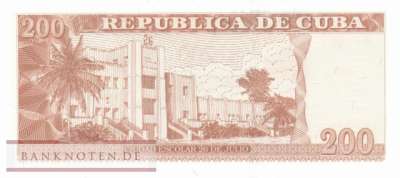 Cuba - 200  Pesos (#130d_UNC)