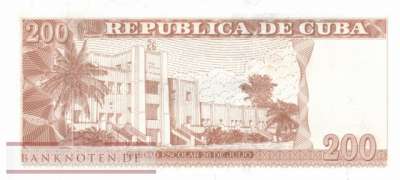 Cuba - 200  Pesos (#130e_UNC)