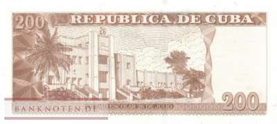 Kuba - 200  Pesos (#130g_UNC)