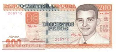 Kuba - 200  Pesos (#130g_UNC)