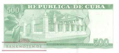 Kuba - 500  Pesos - Gedenkbanknote (#133_UNC)