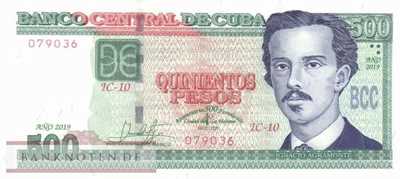 Cuba - 500  Pesos - commemorative (#133_UNC)