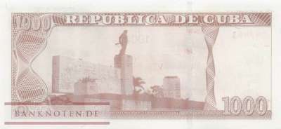 Kuba - 1.000  Pesos - Gedenkbanknote (#134_UNC)