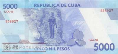 Kuba - 5.000  Pesos (#146_UNC)