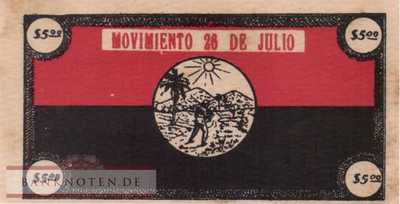 Kuba - Guerilla - 5  Pesos (#917_XF)