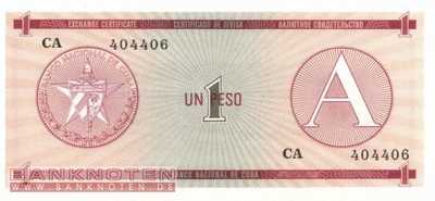 Cuba - 1  Peso (#FX01_UNC)