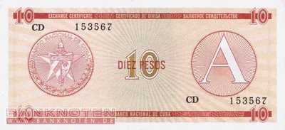Cuba - 10  Pesos (#FX04_UNC)
