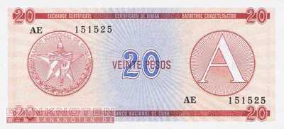Kuba - 20  Pesos (#FX05_UNC)