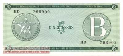 Kuba - 5  Pesos (#FX07_UNC)