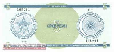 Kuba - 5  Pesos (#FX13-1_UNC)