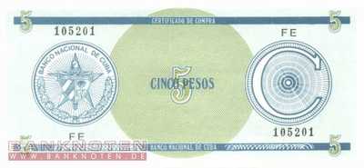 Cuba - 5  Pesos (#FX13-1_UNC)