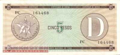 Cuba - 5  Pesos (#FX34_VF)