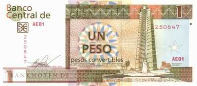 Cuba - 1  Peso Convertible (#FX46-13_UNC)