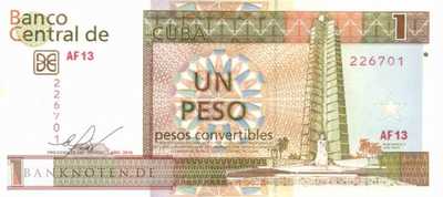 Cuba - 1  Peso Convertible (#FX46-16_UNC)