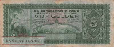 Curacao - 5  Gulden (#025_VG)