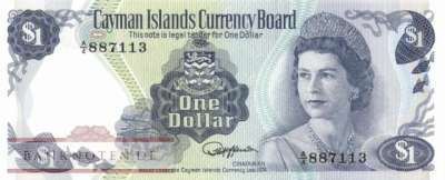 Cayman Islands - 1  Dollar (#005c_UNC)