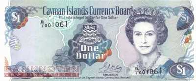 Cayman Islands - 1  Dollar (#016a_UNC)