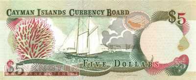 Cayman Islands - 5  Dollars (#017_UNC)