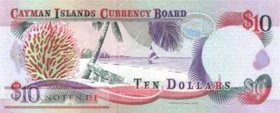 Cayman Islands - 10  Dollars (#018a_UNC)
