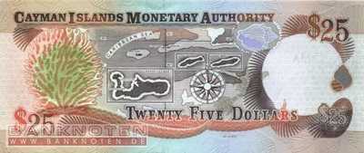 Cayman Islands - 25  Dollars (#031a_UNC)
