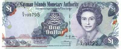Cayman Islands - 1  Dollar (#033a_UNC)