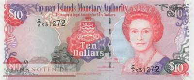 Cayman Islands - 10  Dollars (#035b_UNC)