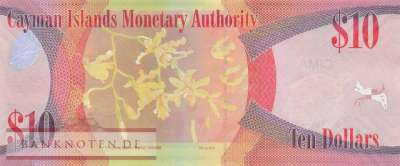 Cayman Islands - 10  Dollars (#040c_UNC)