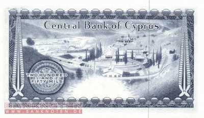 Cyprus - 250  Mils (#041c-82_UNC)