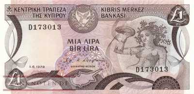 Cyprus - 1  Pound (#046_UNC)