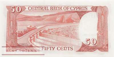 Zypern - 50 Sent (#049a-84_UNC)