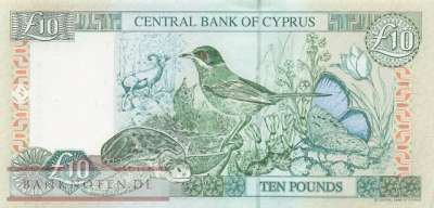 Zypern - 10  Pounds (#059_UNC)