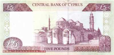 Cyprus - 5  Pounds (#061b_UNC)