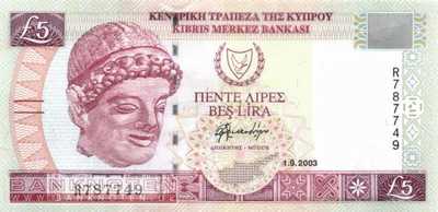 Zypern - 5  Pounds (#061b_UNC)