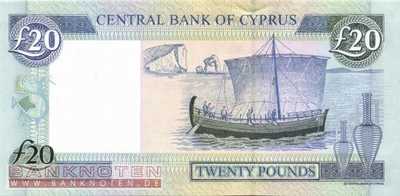 Cyprus - 20  Pounds (#063c_UNC)