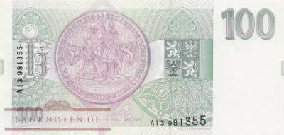 Tschechische Republik - 100  Korun (#005a_UNC)