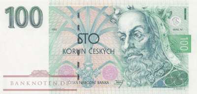 Tschechische Republik - 100  Korun (#005a_UNC)